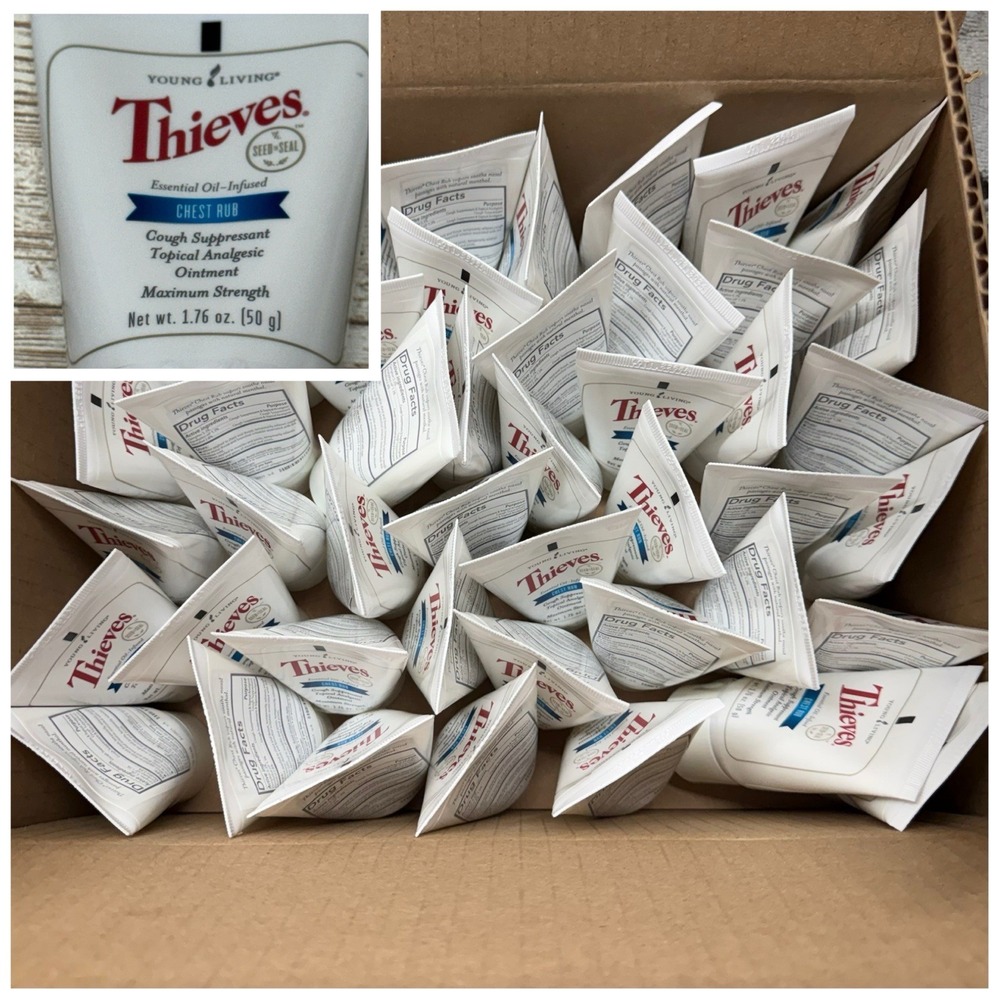 Full Case Of Young Living Thieves Chest Rub Lot 48 New Old Stock New Low Price!